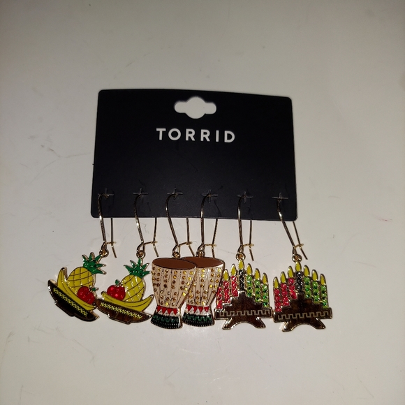 Torrid Kwanzaa Earring Set - Picture 3 of 8